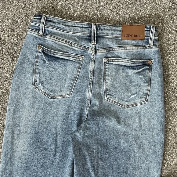 Judy Blue Something New CrossOver Hi-Rise Dad Jeans~Women's 7/28 - Picture 8 of 15